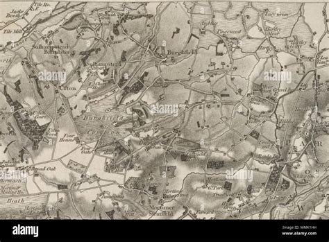 . English: part of ordnance survey map . 1817. ordnance survey 6 1817 ...