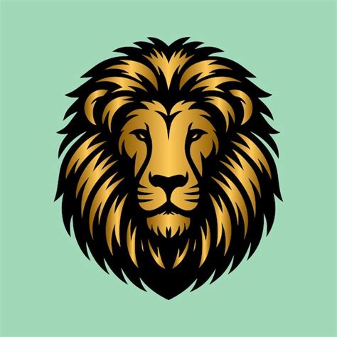 Premium Vector Lions Face Mascot Logo Design Vector Illustration For