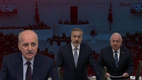 SON DAKİKA Meclis te terörle mücadele oturumu TBMM Başkanı Kurtulmuş