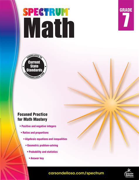 Spectrum Math Workbook Grade 7 By Spectrum Book Read Online