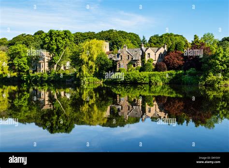 The Village Of Halton On The River Lune Near Lancaster Lancashire