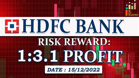 Intraday Live Trade Hdfc Bank Risk Reward 131 Profit