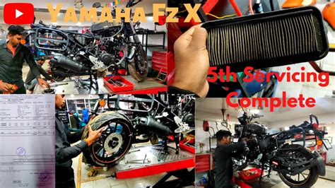 Th Paid Servicing Complete Of Yamaha Fz X Servicing Full Details Next