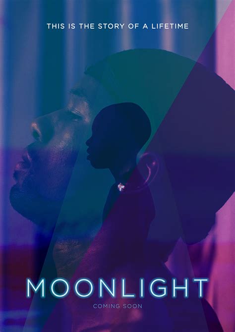 Reinterpretation of the Moonlight movie poster :: Behance