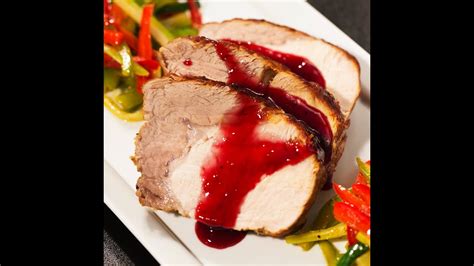 Pork Tenderloin With Berry Sauce Youtube