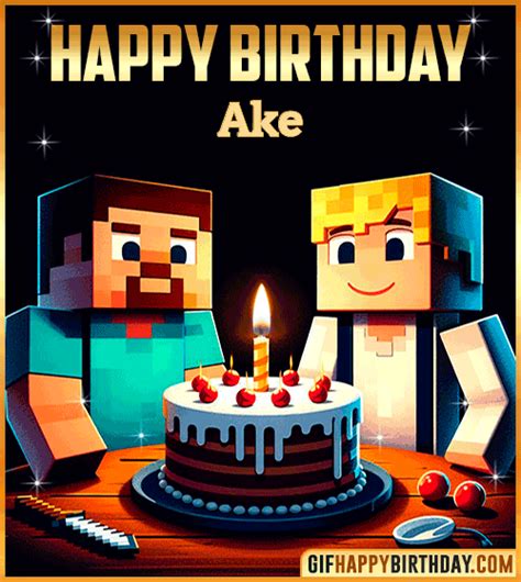 Happy Birthday Ake GIF Images - FUNNY 🎂