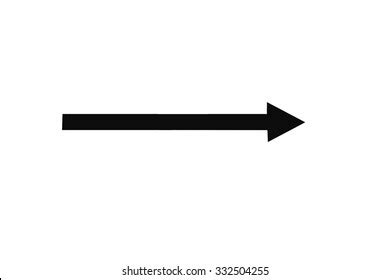 Arrow Symbol Isolated On White Stock Photo 332504255 | Shutterstock