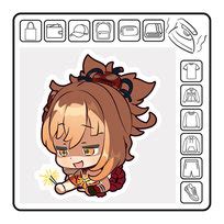 Naprasowanka Genshin Impact Yoimiya Termo Naklejka Sticker Anime Manga