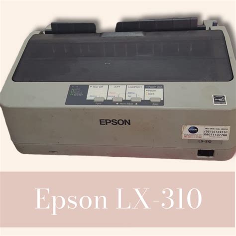 Jual Printer Dot Matrix Epson Lx Bekas Shopee Indonesia