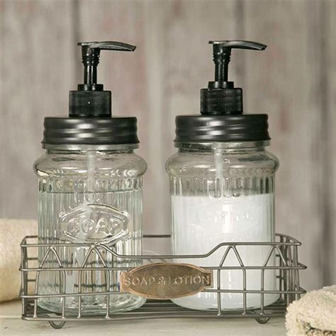 Lotion Dispenser Soap Dispenser Glass Dispenser Caddy Soap Etsy