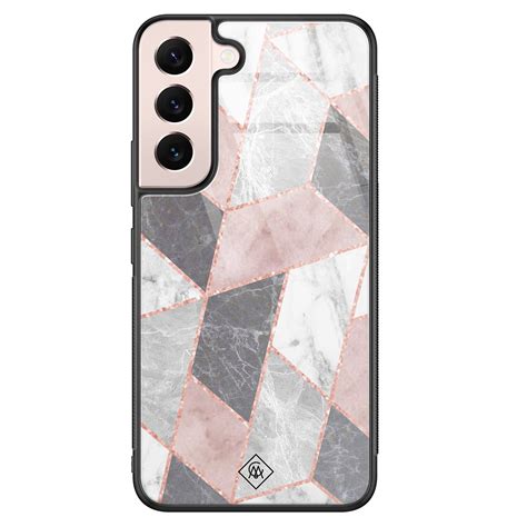 Samsung Galaxy S Glazen Hardcase Stone Grid Casimoda Nl