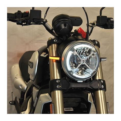 New Rage Cycles LED Front Turn Signals Ducati Scrambler 1100 2018 2023