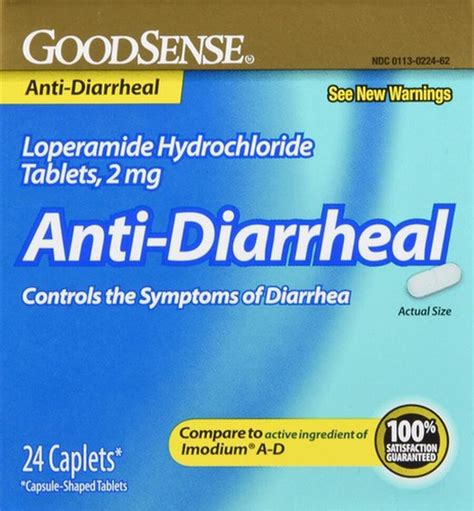 Goodsense® Loperamide Hci 2 Mg Anti Diarrheal Caplets 24 Ct