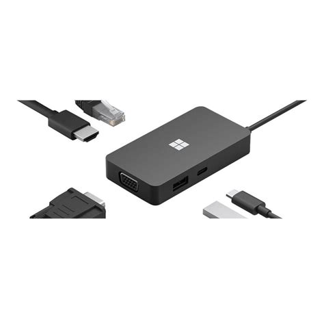 Microsoft Surface USB C Travel Hub Docking Station VGA HDMI