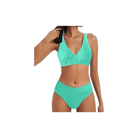 LCpddajlspig Bikini Costume Da Bagno Donna Vita Alta Imbottito 2023