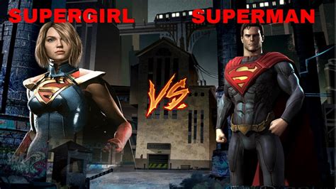 Supergirl Vs Superman Injustice 2 Youtube