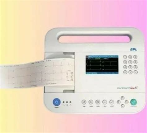 Bpl Cardiart Genx Three Channel Ecg Machine Channels At In