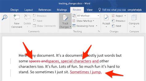 How To Track Changes In Word File PELAJARAN