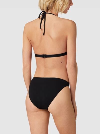 Esprit Bikini Oberteil Mit Strukturmuster Und Schn Rung Black Online