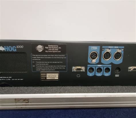 Jands Hog 1000 Stage Lighting Console W Blue Transport Case EBay