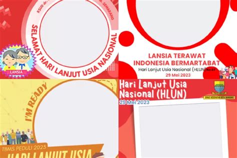 Link Twibbon Hari Lanjut Usia Nasional Hlun Tahun Poster