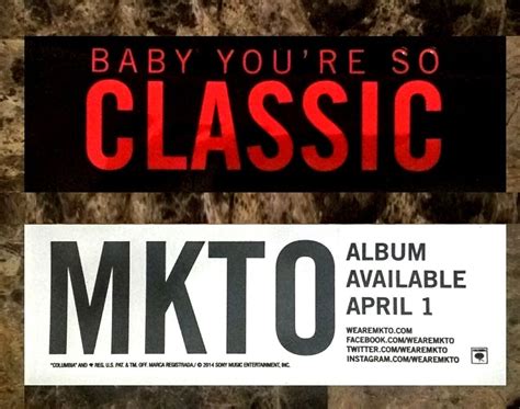 Mkto Classic Album Cover