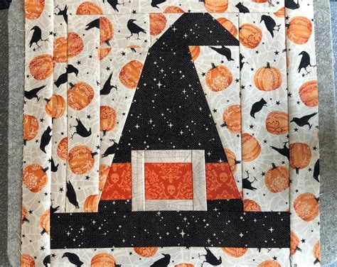 Bewitched Quilt Patternthe Pattern Basketwitch Quilt Patternwitch Hat