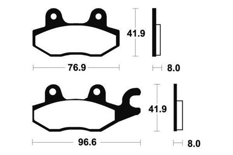 Plaquette De Frein Tecnium Pour Scooter Kymco Spacer Av Ar