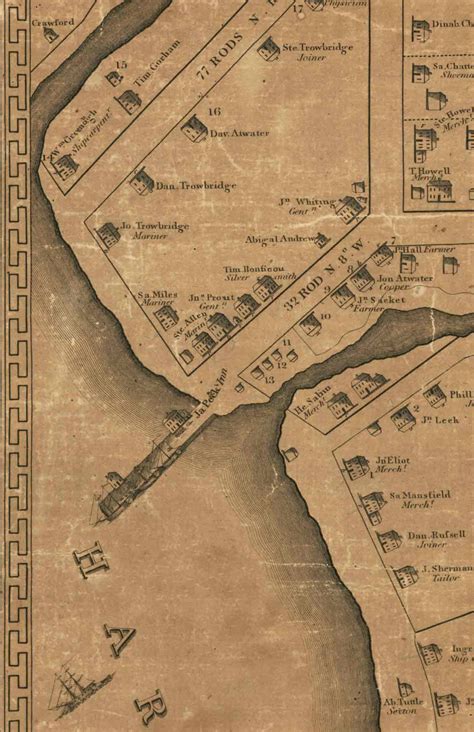 Newly Added Map Of New Haven Ct From 1806 Old Maps Blog