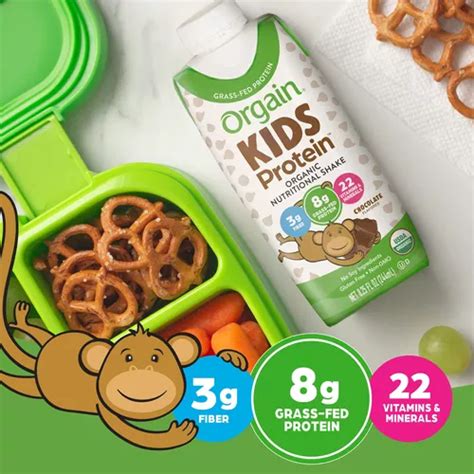 Orgain Batido Nutricional De Protenas Para Nios Chocolate En Venta En