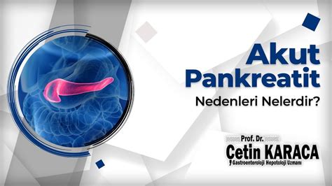 Akut Pankreatit Ap Nedenleri Nelerdir Pancreatitis Prof Dr