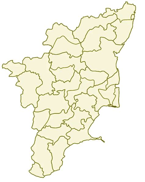 Tamil Nadu Outline Map Tamil Nadu Blank Map Images And Photos Finder