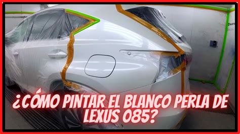 COMO PINTAR Un COCHE BLANCO PERLA TRICAPA 085 Al AGUA YouTube