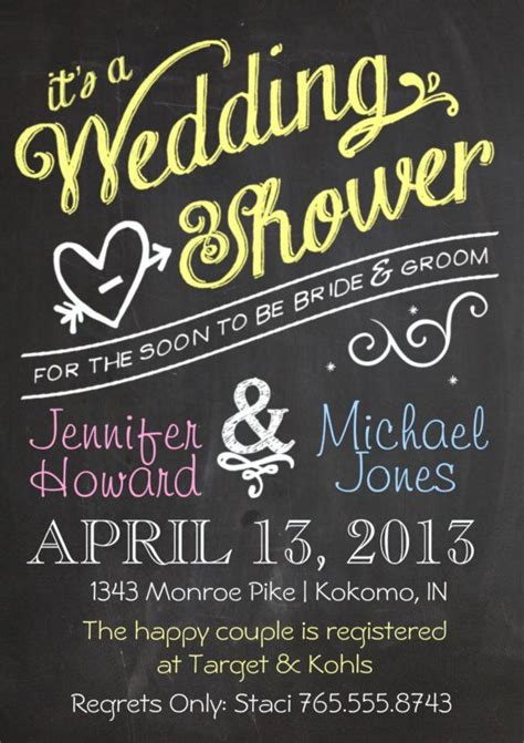 35 Wedding Shower Invitations Free Template Bridal Shower Invitations