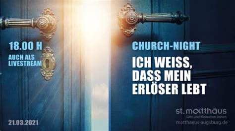 Churchnight Ich Weiss Das Mein Erl Ser Lebt Youtube