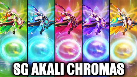 All Star Guardian Akali Chromas League Of Legends YouTube