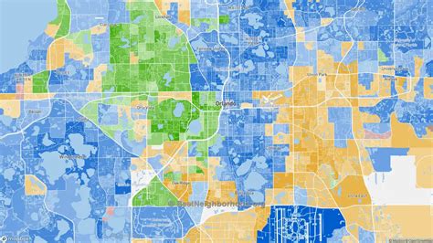 Race Diversity And Ethnicity In Orange County Fl