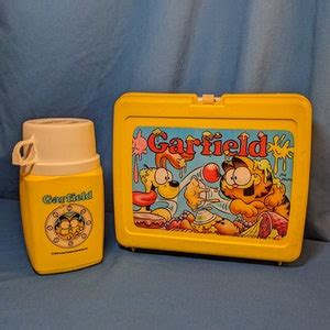 Vintage Garfield Food Fight Lunchbox - Etsy