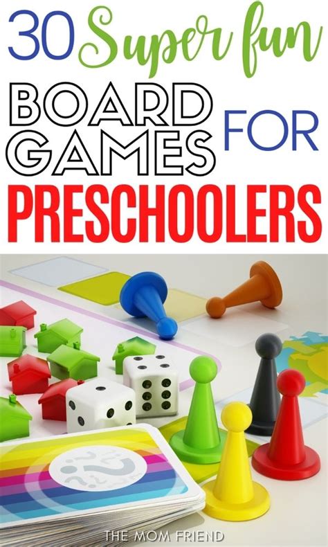 Board Games for Preschoolers | The Mom Friend