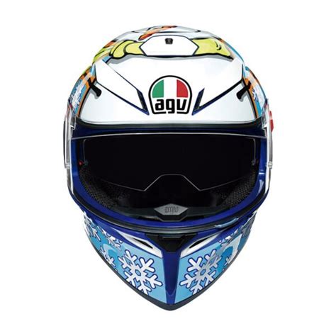 Casco Agv K3 SV Rossi Winter Test 2016 Skins Moto Accesorios