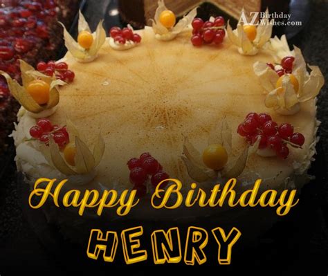 Happy Birthday Henry - AZBirthdayWishes.com