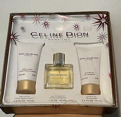 Celine Dion Parfums Spray Cologne Edt Oz Body Lotion Shower Gel