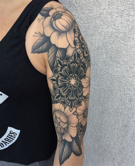 Megancarrolltattoo Floral Half Sleeve Huntsville Tattoo Artist