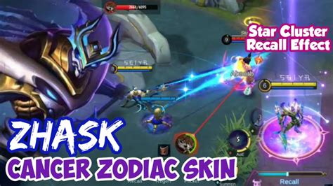 ZHASK CANCER ZODIAC SKIN STAR CLUSTER RECALL EFFECT MOBILE