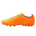 PUMA Ultra Ultimate MG Supercharge Orange Blanc Bleu