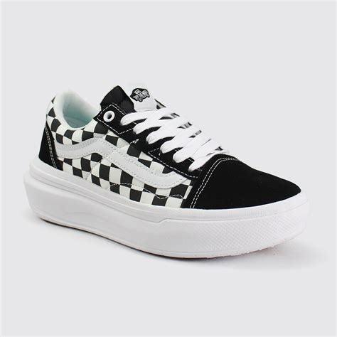 Tênis Vans Old Skool Overt Cc Black Checkerboard Vans Nohall Store