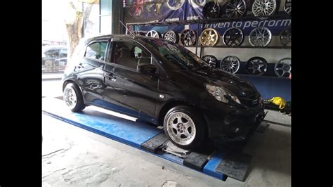 MODIFIKASI HONDA BRIO PAKAI VELG HSR BURN RING 15 VELG CELONG YouTube