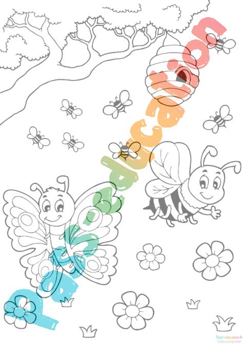 Coloriage D Abeilles Gratuit Imprimer Activit S Cr Atives Et