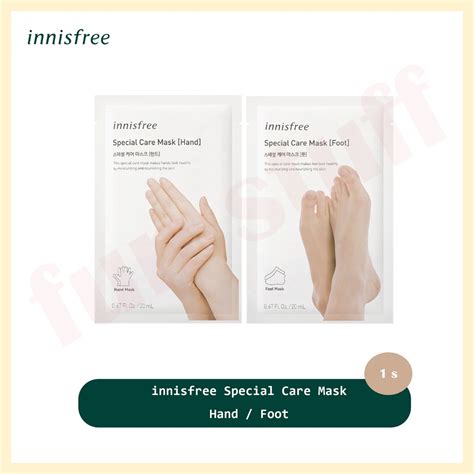 INNISFREE Special Care Mask Hand Foot 1pc Shopee Malaysia