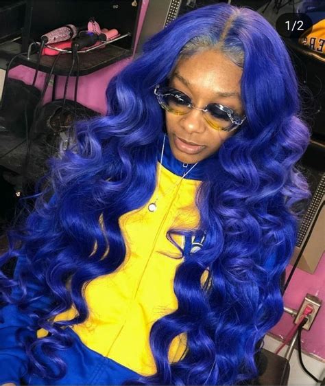 Pinterest Rxchhhh 💙 Frontal Wigs Lace Frontal Wig Meagan Good Colored Wigs Colored Hair